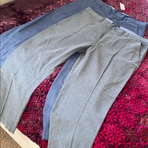 Lot of 2 34x30 Banana Republic Kentfield pants